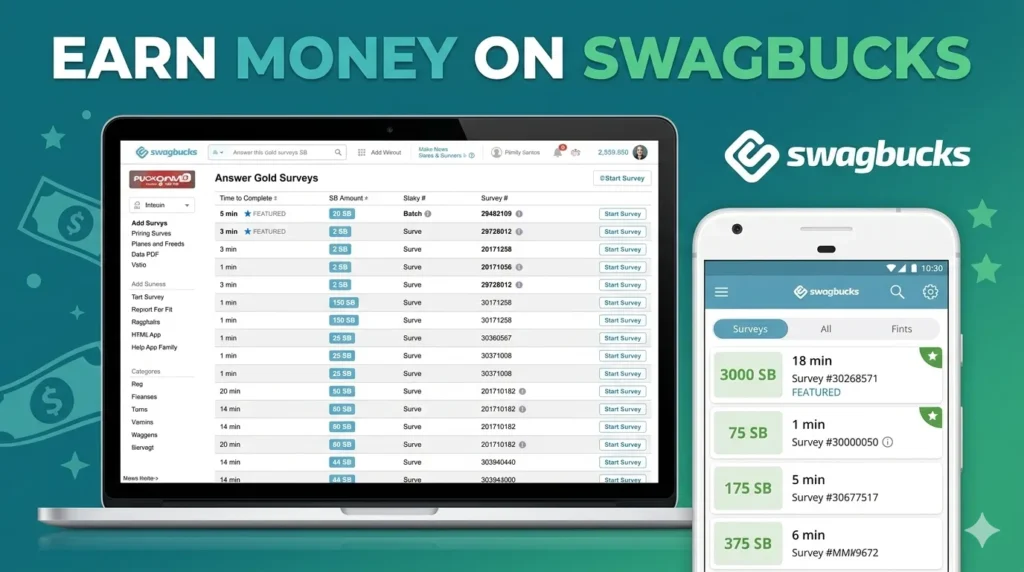 Earn Money on Swagbucks