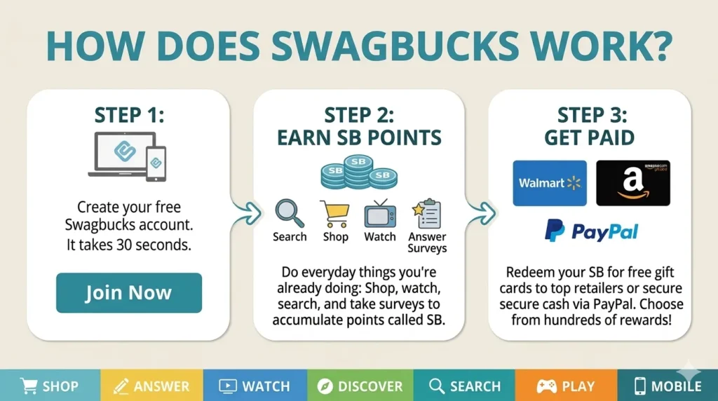 how does swagbucks work