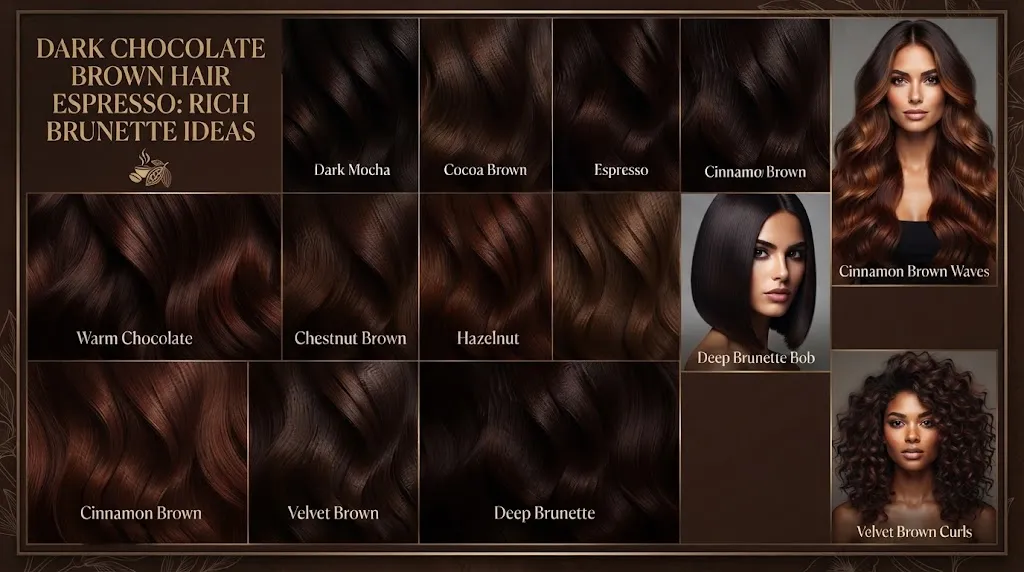 Dark Chocolate Brown Hair Espresso